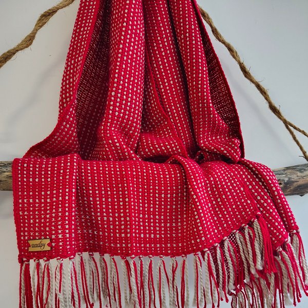 Pashmina Colicura tejidas en telar artesanales